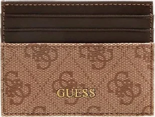 Guess, Vezzola, Leather Card Holder, SMVEZLLEA25, Brown, Unisex Unisex - Etui na dokumenty i karty - miniaturka - grafika 1