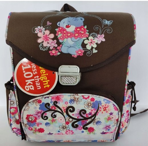 Tornister szkolny kasetonowy Teo Bear