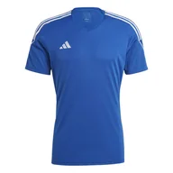 Koszulki sportowe męskie - Męska Koszulka z krótkim rękawem ADIDAS TIRO 23 JSY HR4611 – Niebieski - miniaturka - grafika 1