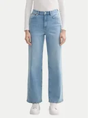 Spodnie damskie - Tom Tailor Denim Jeansy 1045942 Niebieski Wide Leg - miniaturka - grafika 1