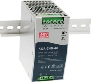 Zasilacz serwerowy Triton Mean Well SDR-240-48 Zasilacz na szynę DIN 240W 48V DC - Zasilacze do serwerów - miniaturka - grafika 1