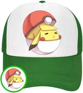 CZAPKA Z DASZKIEM POKEMON PIKACHU DLA DZIECI SIATKA - Czapki i chusty sportowe męskie - miniaturka - grafika 1