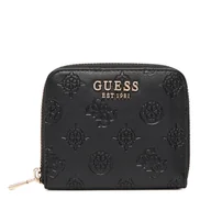 Portfele - Mały Portfel Damski Guess Phoebe Slg SWPD96 65137 Czarny - miniaturka - grafika 1
