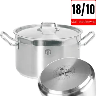 Garnek średni Profi Line z pokrywką 23,5 l śr. 360 x 230 h - Hendi 831700 - Garnki - miniaturka - grafika 1