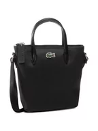 Torebki damskie - Lacoste Torebka Xs Shopping Cross Bag NF2609PO Czarny - miniaturka - grafika 1