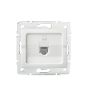 Gniazdka elektryczne - Kanlux Adapter gniazdo komputerowe pojedyncze, (RJ45 Jack), bez gniazda LOGI 02-1399-002 bi 25926 - miniaturka - grafika 1