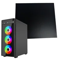 Akcesoria do komputerów stacjonarnych - Gembird Prawy panel boczny do obudowy Fornax K500/ K600/ K700 czarny blacha - miniaturka - grafika 1