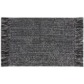 Dywaniki łazienkowe - Dywan 60 x 90 Łazienkowy Lana Czarny+Biały - miniaturka - grafika 1