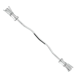 HMS Gryf olimpijski łamany GOL120P 120 cm 7,7 kg - Pozostały sprzęt siłowy - miniaturka - grafika 1
