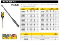 Wiertła - Stanley Wiertło sds-plus fi 10x160/100 mm STA54042 - miniaturka - grafika 1