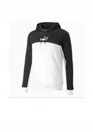Bluzy męskie - BLUZA MĘSKA Z KAPTUREM ESSENTIALS BLOCK TAPE PUMA - miniaturka - grafika 1