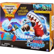 Tory, garaże, parkingi - Spin Master Tor Monster Jam Minis Zestaw wyścigowy z rekinem 6060718 - miniaturka - grafika 1