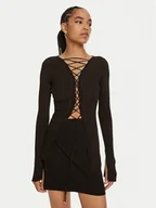 Bluzki damskie - Patrizia Pepe Bluzka 8K0207 K1QZA K250 Czarny Slim Fit - miniaturka - grafika 1