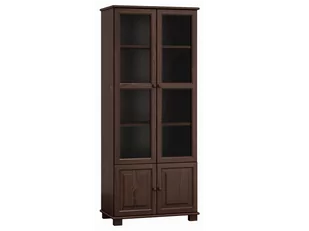 Witryna drewniana nr4 orzech - Witryny - miniaturka - grafika 1