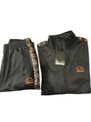 Dresy męskie - Spodnie dresowe męskie +bluza komplet Ellesse czarny wygodne sportowe r.S - miniaturka - grafika 1