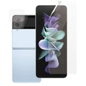 Szkła hartowane na telefon - PanzerGlass Szkło hartowane Ultra-Wide Fit Zestaw do Samsung Galaxy Z Flip 4 - miniaturka - grafika 1