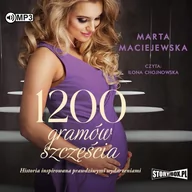 Audiobooki - literatura piękna - 1200 gramów szczęścia Audiobook CD MP3 - miniaturka - grafika 1