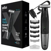 Trymery - Trymer Do Brody Maszynka Golarka Męska Twarzy Ciała Braun Wodoodporna - miniaturka - grafika 1