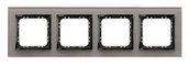 Klawisze i ramki - Ospel Impresja szkło szare ramka R-4YGC/41/25 R-4YGC/41/25 - miniaturka - grafika 1