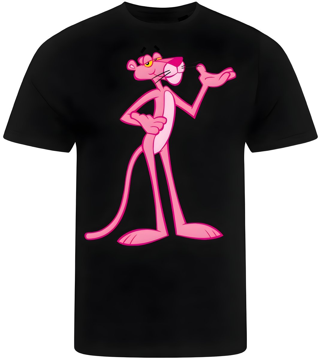 Koszulka Męska Nadruk Śmieszna Różowa Pantera Prezent Premium L