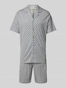 Piżamy męskie - Piżama ze wzorem na całej powierzchni ‘Fine Interlock’ - miniaturka - grafika 1