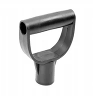 Łopaty i widły - MOCNY UCHWYT DO TRZONKA ŁOPATY LUB SZPADLA ŚREDNICA FI 30 MM CZARNA RĄCZKA - miniaturka - grafika 1