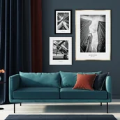 Ramki na zdjęcia - Ramka na zdjęcia Floryda 50 x 70 cm czarny - miniaturka - grafika 1