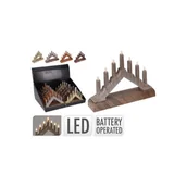 Ozdoby bożonarodzeniowe - Świecznik 15,7 x 3,7 x 13,3 cm AX5304330 - miniaturka - grafika 1