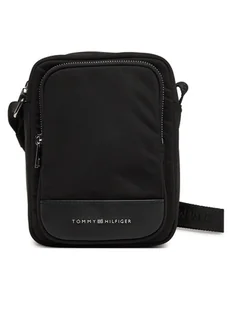 Tommy Hilfiger Saszetka Th Business Mini Reporter AM0AM13190 Czarny - Nerki - miniaturka - grafika 1