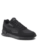 Buty dla dziewczynek - Puma Sneakersy Graviton Jr 381987 01 Czarny - miniaturka - grafika 1