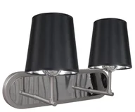 Lampy ścienne - Candellux Kinkiet Milonga 2x60W Satyna - miniaturka - grafika 1
