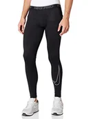 Legginsy - NIKE Męskie legginsy M Np Df, czarne/białe, XXL UK - miniaturka - grafika 1