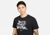 Koszulki męskie - Nike Dri-Fit Blood, Sweat, Basketball Black - miniaturka - grafika 1