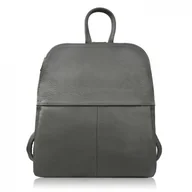 Torebki damskie - PLECACZEK DAMSKI SKÓRZANY SZARY MAŁY PLECAK MIEJSKI ABRUZZO ABR-38-GR - miniaturka - grafika 1