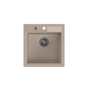 QUADRON Zlewozmywak granitowy beżowy PETER 110 HCQP5052BEZK - Zlewozmywaki - miniaturka - grafika 1