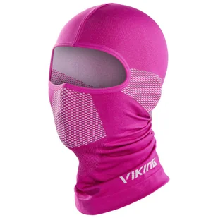 Kominiarka dziecięca bezszwowa Viking Sigurd Jr 4602 różowo-jasnoszary - Odzież sportowa dziecięca - miniaturka - grafika 1