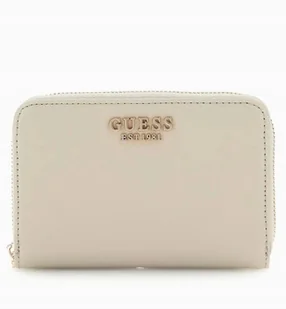 GUESS PORTFEL BEŻOWY NA ZAMEK DAMSKI ŚREDNIEJ WIELKOŚCI GNA - Portfele - miniaturka - grafika 1