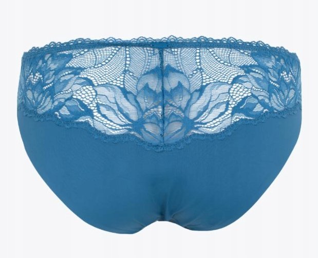 CALVIN KLEIN MAJTKI DAMSKIE NIEBIESKIE KORONKOWE FIGI L 2A3D6_K* TIA