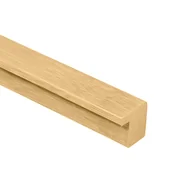 Listwy przypodłogowe - Leziter Listwa końcowa z efektem bambusa 260x2,5x1,8 cm - miniaturka - grafika 1