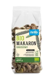 Niro Makaron pełnoziarnisty orkiszowy TRZY KOLORY BIO 400g - - Makaron - miniaturka - grafika 1