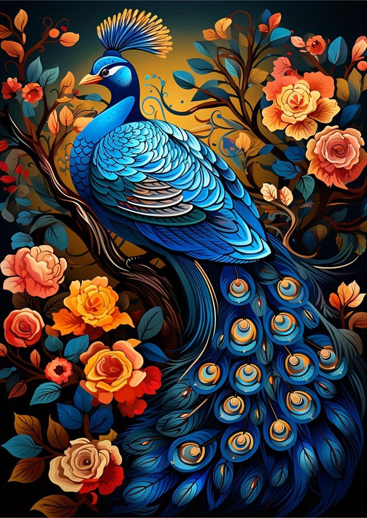 Mozaika diamentowa paw