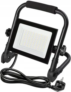 Naświetlacz LED NELI, przenośny, 50W, 4500lm, 6400K, IP65, czarny, GTV - Lampy ogrodowe - miniaturka - grafika 1