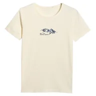 Koszulki sportowe damskie - Koszulka damska 4F Tshirt F2713 Rozmiar: XL / Kolor: biały - miniaturka - grafika 1