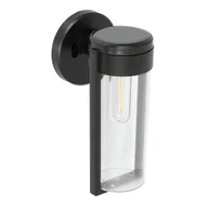 Lampy ogrodowe - Kinkiet ścienny Vivi EKO0725 Eko-light LED 0,1W 3000K IP44 solarny czarny - miniaturka - grafika 1