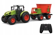 Zabawki zdalnie sterowane - TRAKTOR ZDALNIE STEROWANY Z SIEWNIKIEM RUCHOME ELEMENTY GUMOWE KOŁA RC - miniaturka - grafika 1