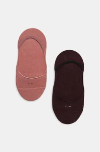 Calvin Klein skarpetki damskie kolor różowy - Skarpetki damskie - miniaturka - grafika 1