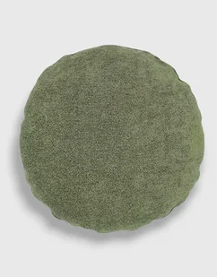Okrągła zielona poduszka dekoracyjna 45 cm Ronda - Poduszki dekoracyjne - miniaturka - grafika 1