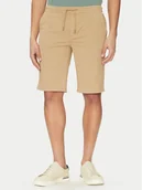 Spodenki męskie - Blend Szorty materiałowe 20718156 Beżowy Regular Fit - miniaturka - grafika 1