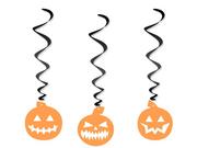 Halloween - PartyShow Dekoracja wisząca Dynie na Halloween - 3 szt. SWID-HAL2 - miniaturka - grafika 1