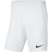 Piłka nożna - Nike, Spodenki piłkarskie, Park III BV6855 100, biały, rozmiar S - miniaturka - grafika 1